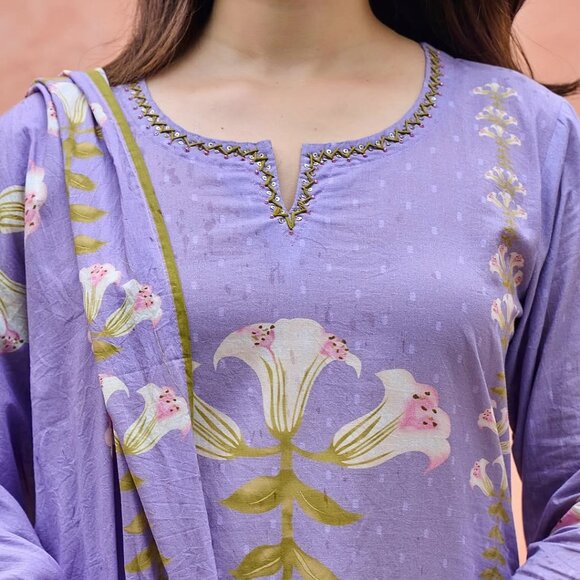 COTTON KURTA SET - Picture 5 of 7